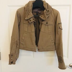 MNG jacket with hidden hood